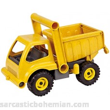 Lena Eco Dump Truck Toy For Boys with Easy Grab Handle & Flip Open Cab Made of Sprigwood Like Wood Plastic Resin Mix Eco-Sustainable Material B007N2KFP8